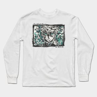 Japanese ink Seishiro Nagi Blue lock Long Sleeve T-Shirt